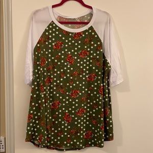 Brand New Plus Size Cool Melon Baseball Tee Top